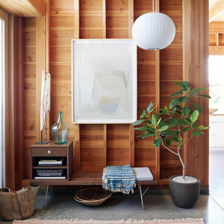 Nordic Style Pendant Lamp with Semi-Wood Finish