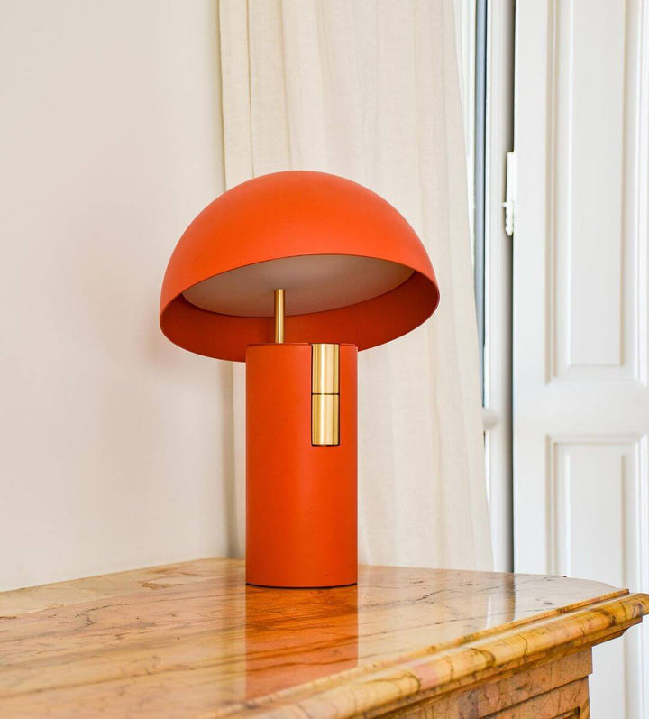 Modern Rotating Cylinder Table Lamp with LED