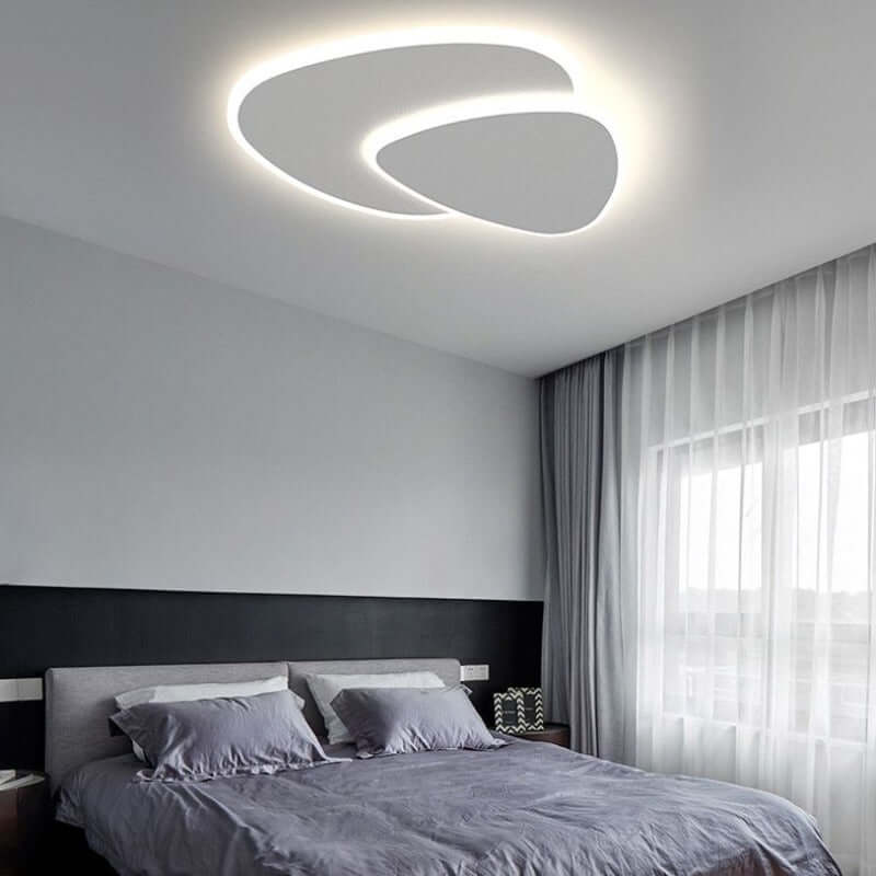 Modern Elliptical LED Ceiling Light Fixture