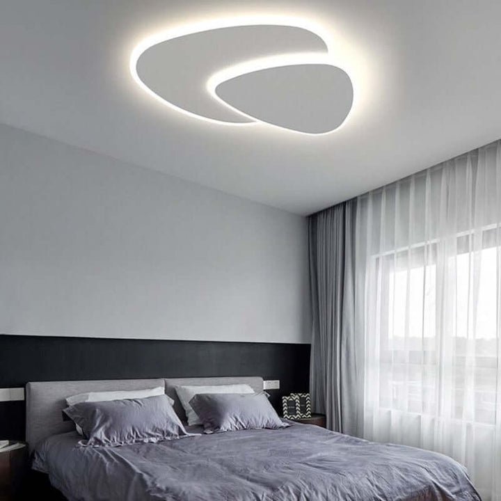 Modern Elliptical LED Ceiling Light Fixture