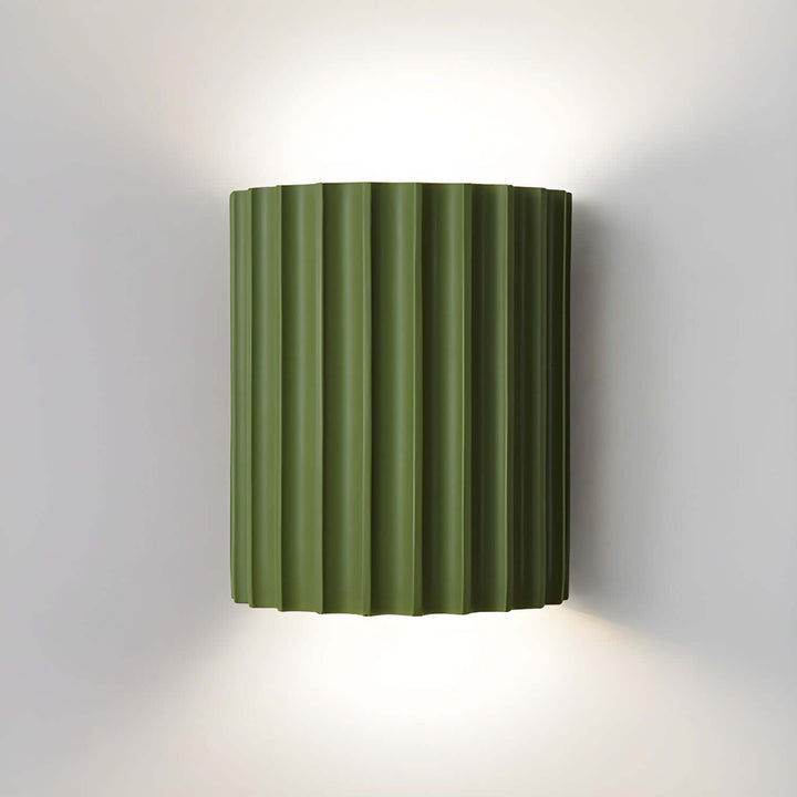 Modern Semi-Circular Resin Wall Sconce