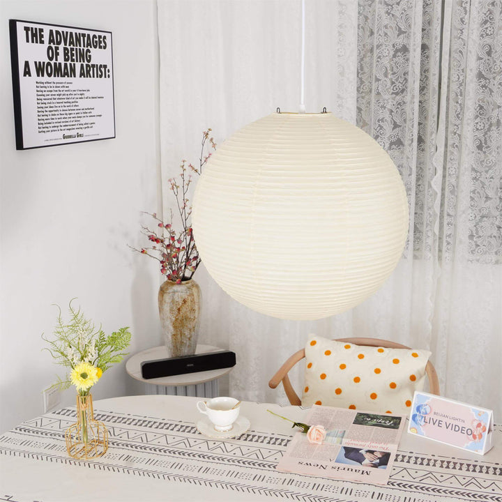 Japanese Pendant Lamp with Wire