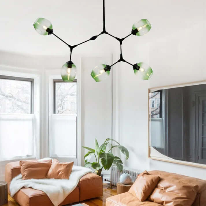 Modern Bubble Glass Sputnik Chandelier