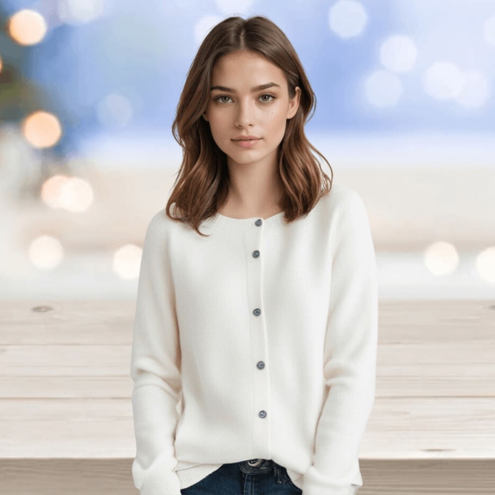 Women's Cardigan with V-Neck