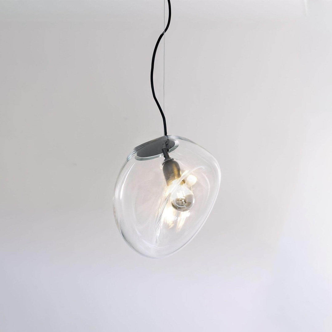 Modern Glass Pendant Lamp, Water Drop Design