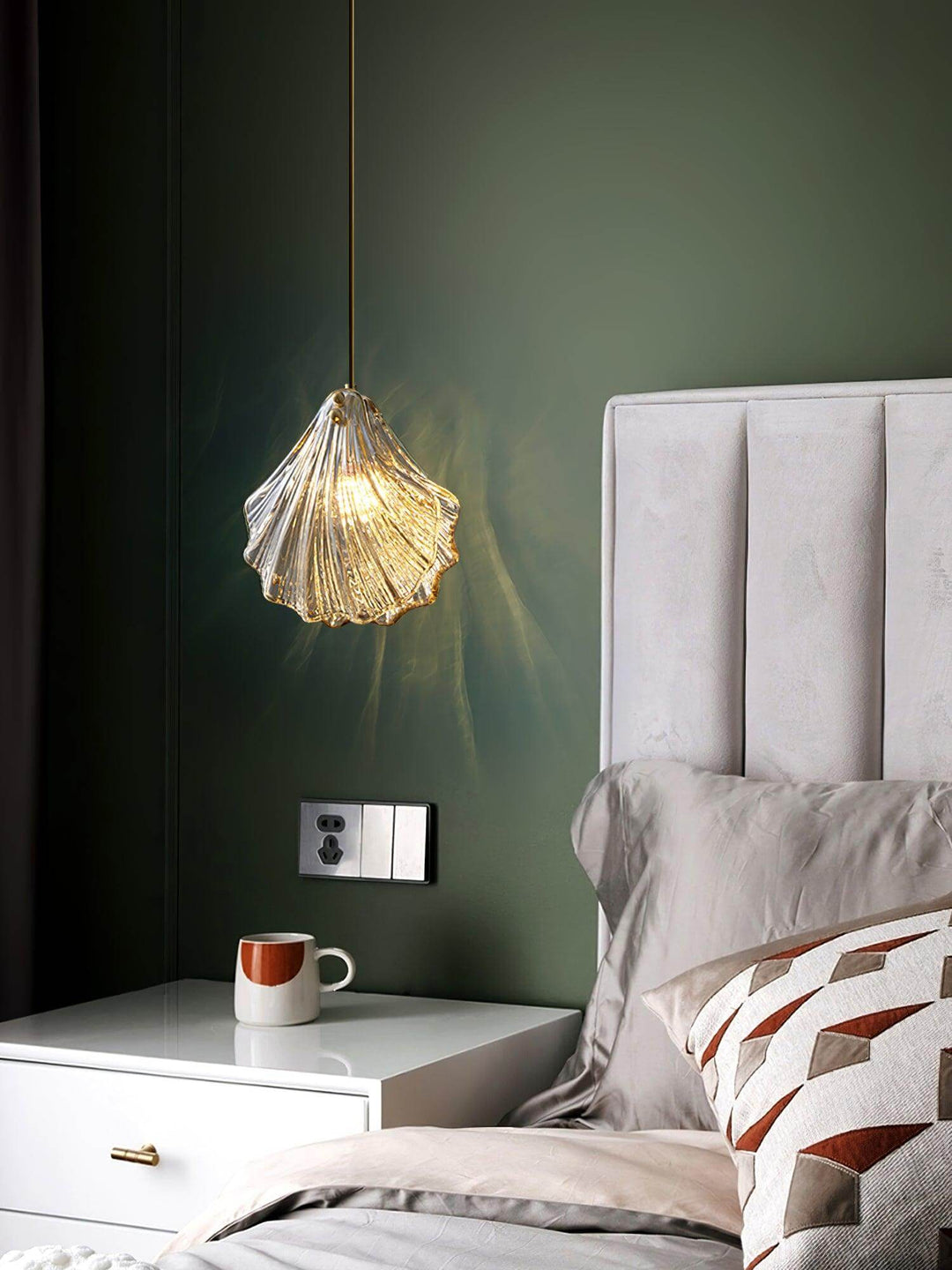 Seashell Glass Pendant Light