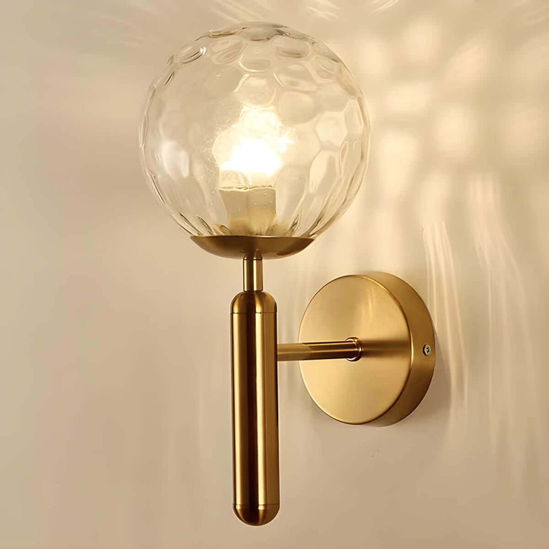 Mid-Century Modern Glass Wall Lamp