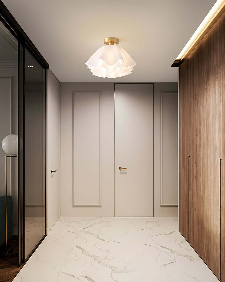 Modern Copper Ceiling Light Fixture