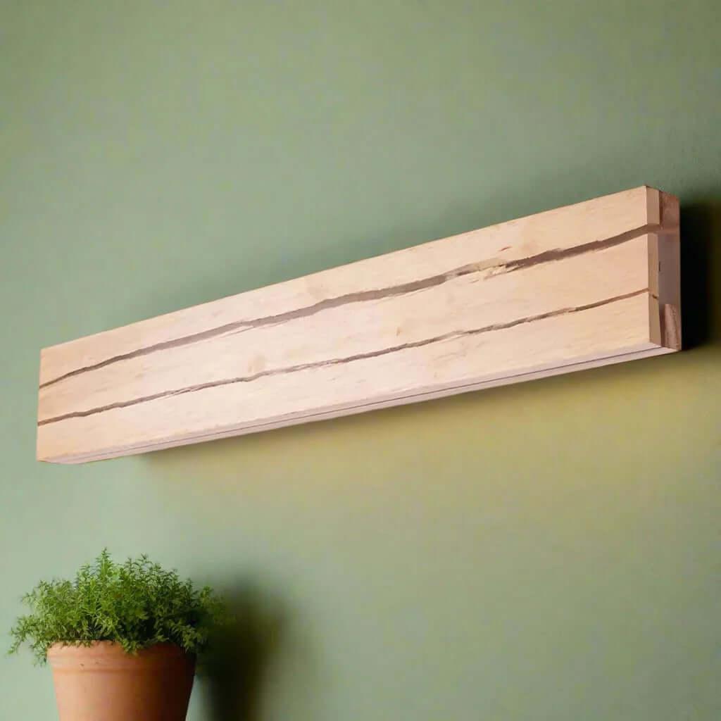 Modern Wood Crack LED Wall Sconce Light