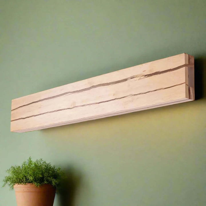 Modern Wood Crack LED Wall Sconce Light