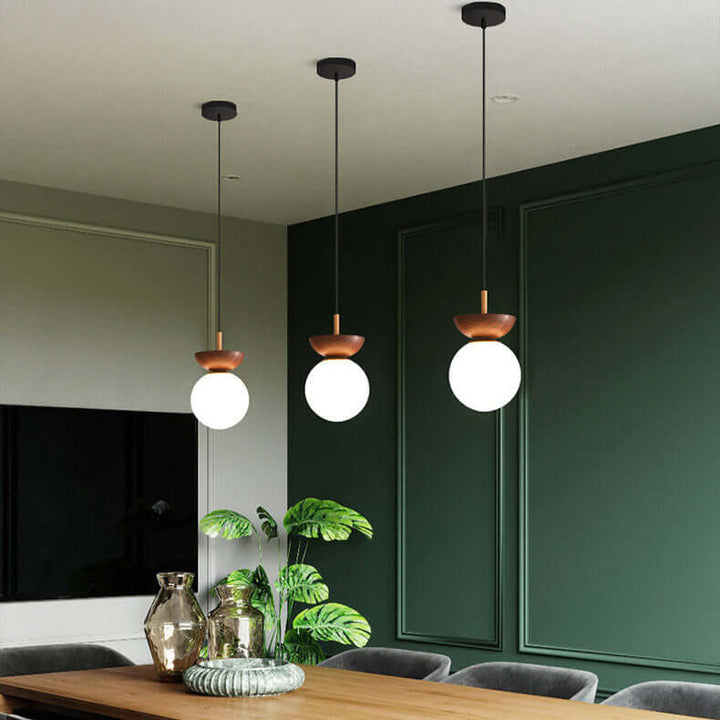 Japanese Style LED Ceiling Pendant Lamp