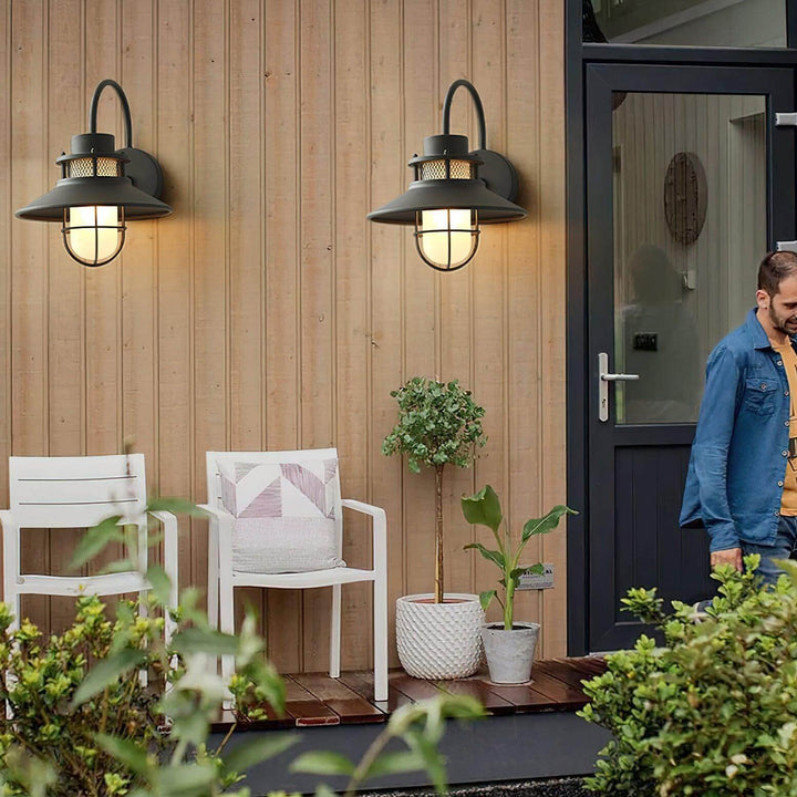 Outdoor Wall Lamp with IP65 Moisture Protection