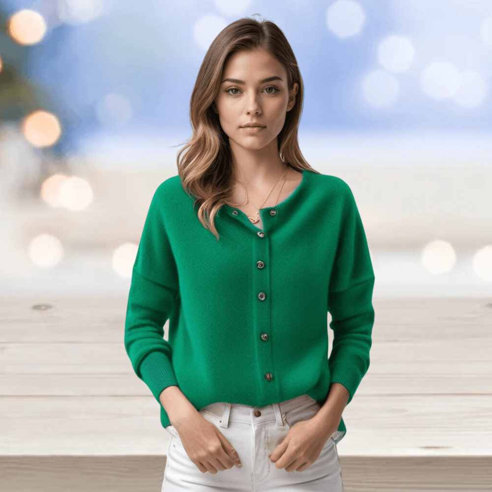 Women's Cardigan with V-Neck