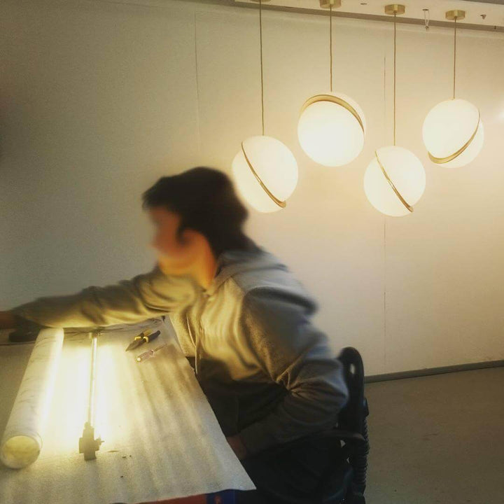 Modern Crescent Pendant Lamp