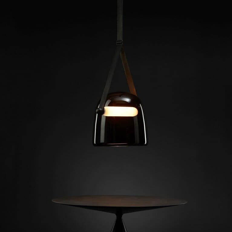 Modern Pendant Lamp with Metal Accents