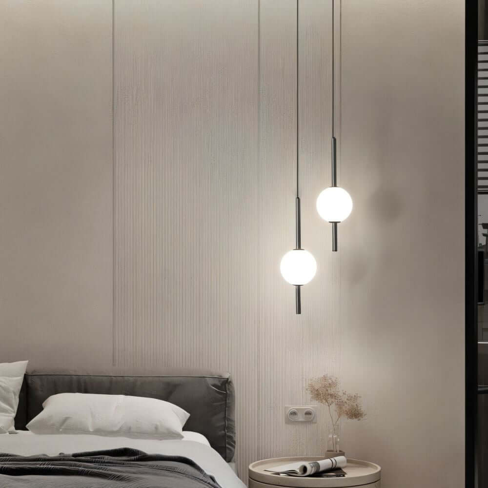 Modern Glass Ball Pendant Light 10cm