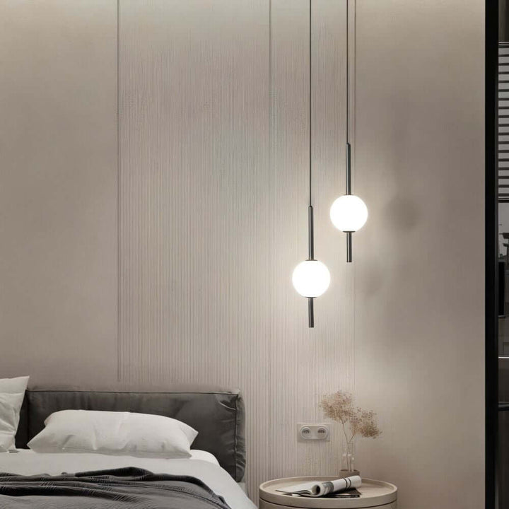 Modern Glass Ball Pendant Light 10cm