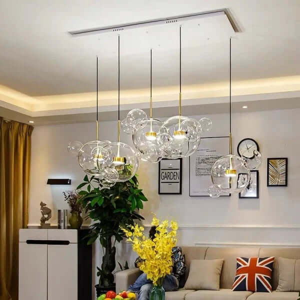 Modern Glass Sphere Pendant Light