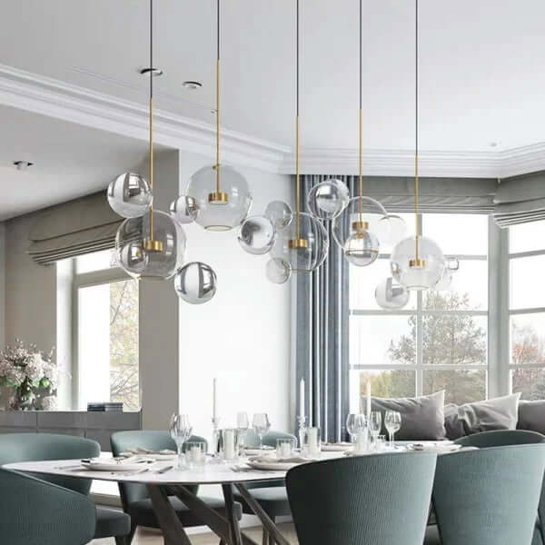 Modern Glass Sphere Pendant Light