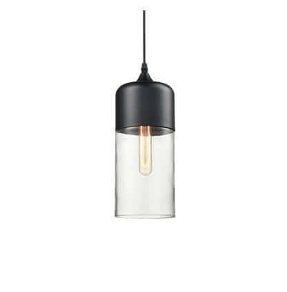 Elegant Glass Pendant Light with Adjustable Cable