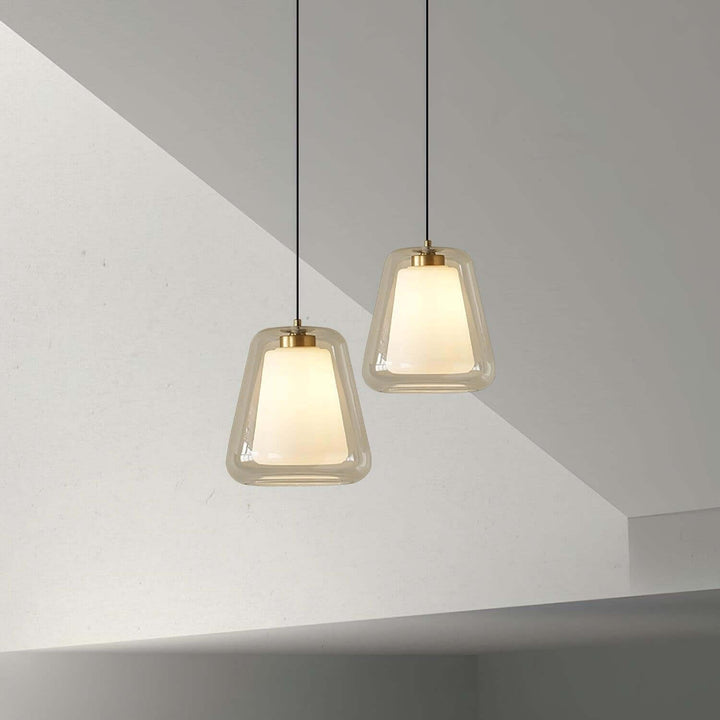 Modern Glass Pendant Light 27cm