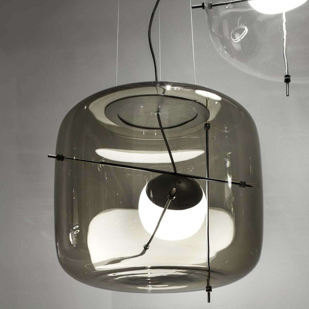 Modern Glass Pendant Light 30cm