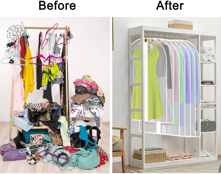 Protect valuable gowns with this 180cm extra-long garment bag with handles.