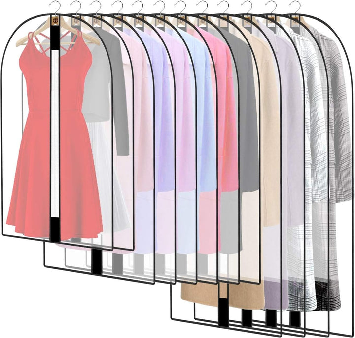 Protective extra-long dress cover, 180cm, for closet or moving storage.