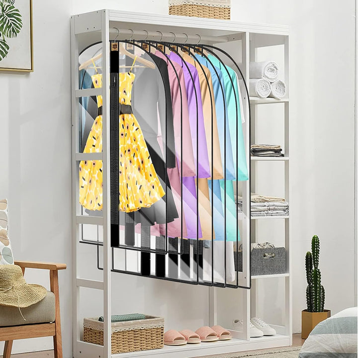 Heavy-duty 70-inch garment bag for wedding gowns & long formal dresses.