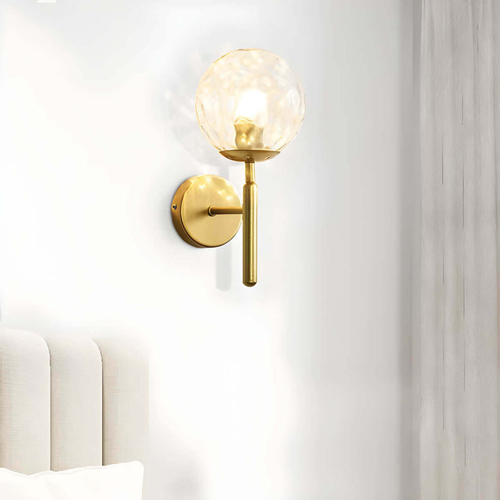 Mid-Century Modern Glass Wall Lamp