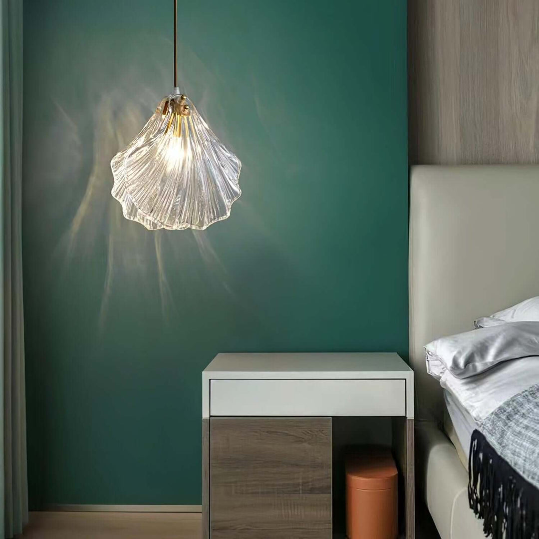 Seashell Glass Pendant Light