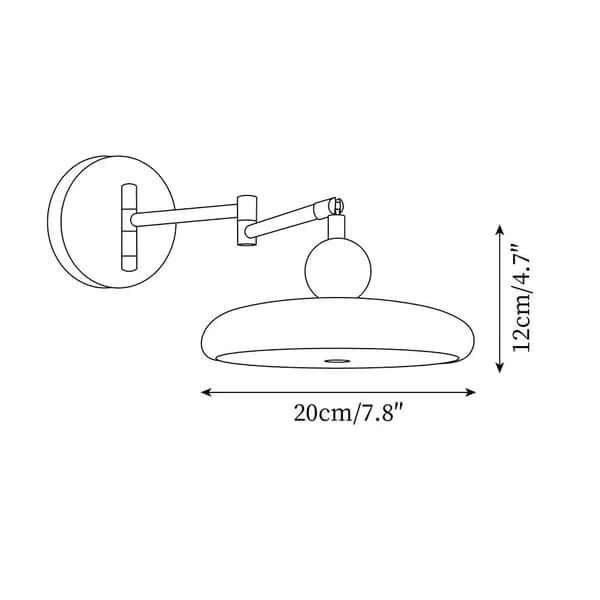 Adjustable Swing Arm Wall Light