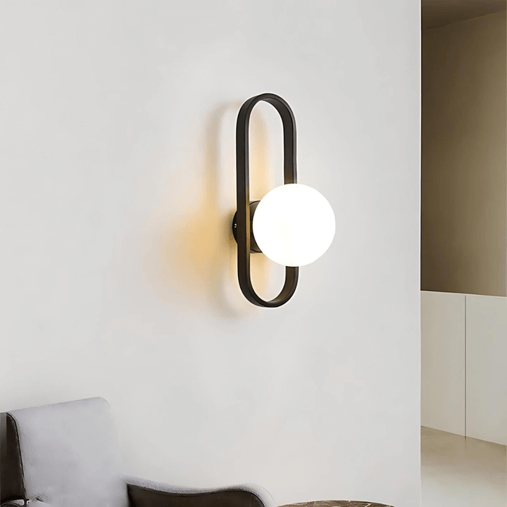 Modern Glass LED Wall Sconce Light Fixture