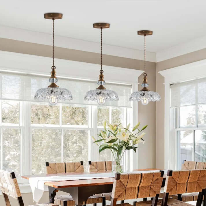 Mini Glass Pendant Light for Kitchen Island