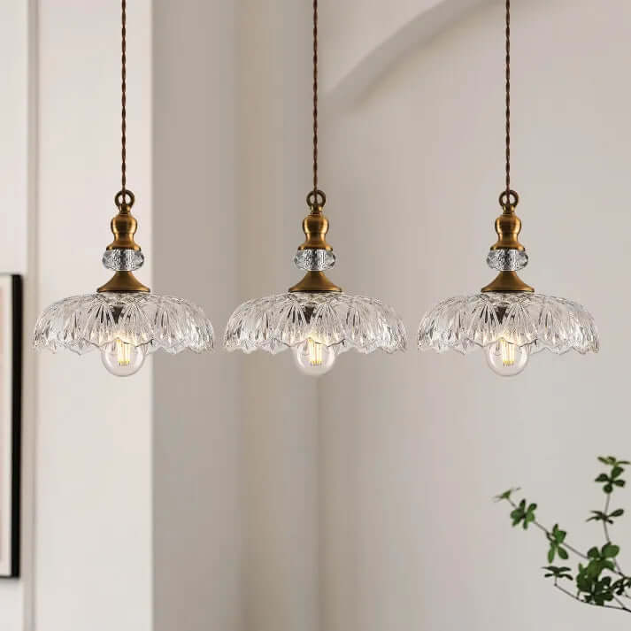 Mini Glass Pendant Light for Kitchen Island