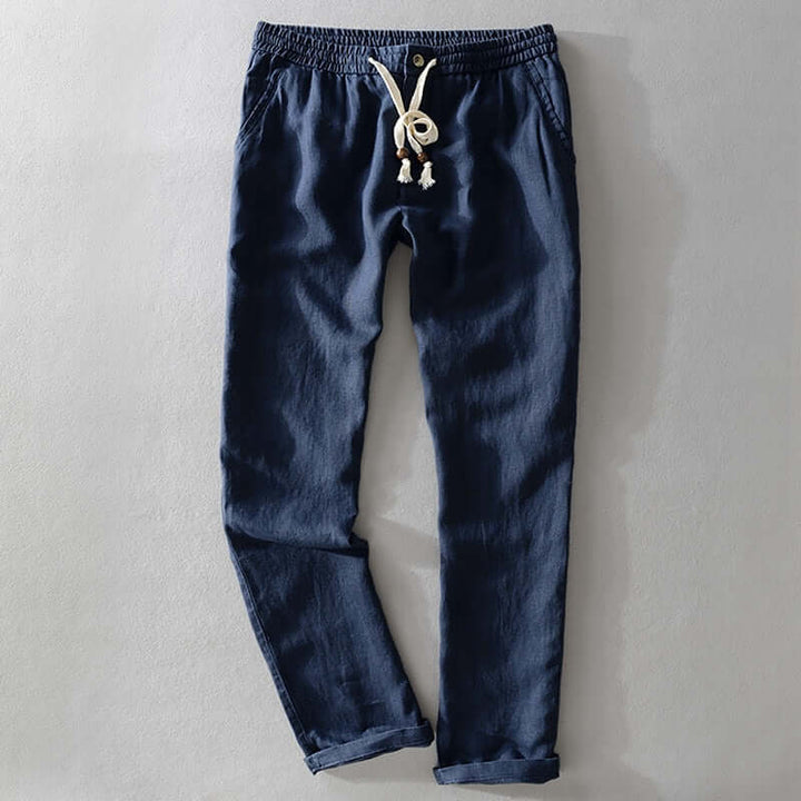 Men's Narrow-Fit Drawstring Trousers