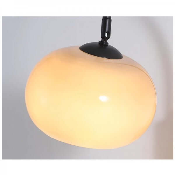 Rotatable Glass Wall Light, Persimmon