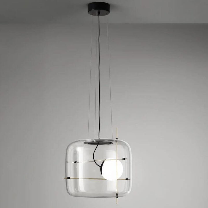 Modern Glass Pendant Light 30cm