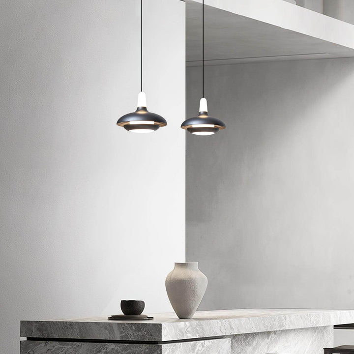 Modern LED Pendant Light, Dimmable, 18cm Diameter