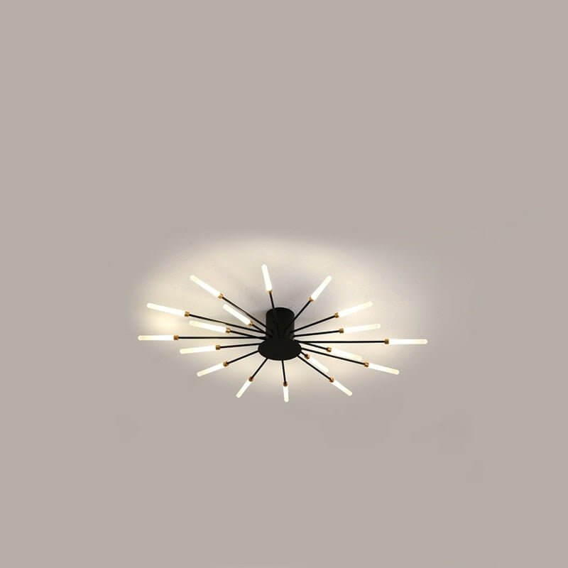 Modern Aluminum & Acrylic Chandelier