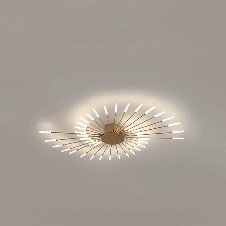 Modern Aluminum & Acrylic Chandelier