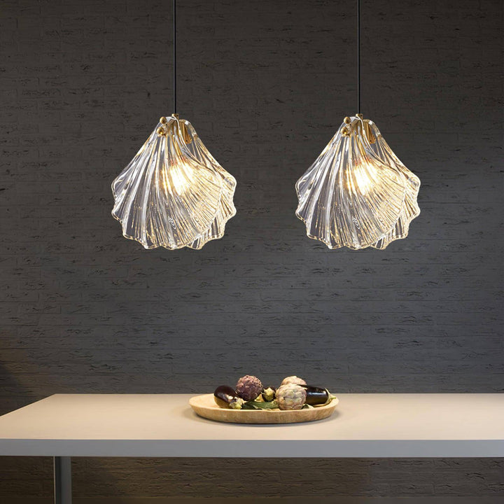 Seashell Glass Pendant Light