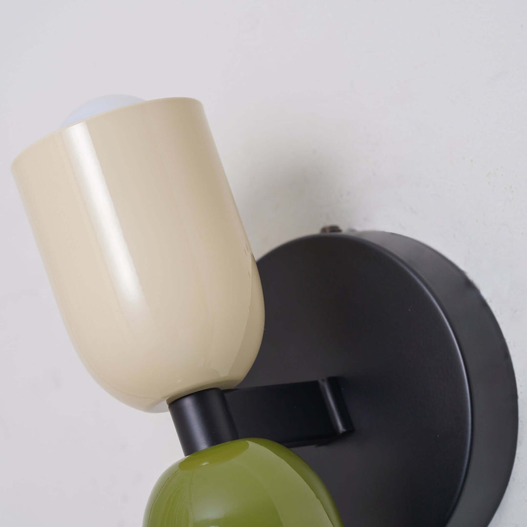 Double Head Metal Wall Light Fixture