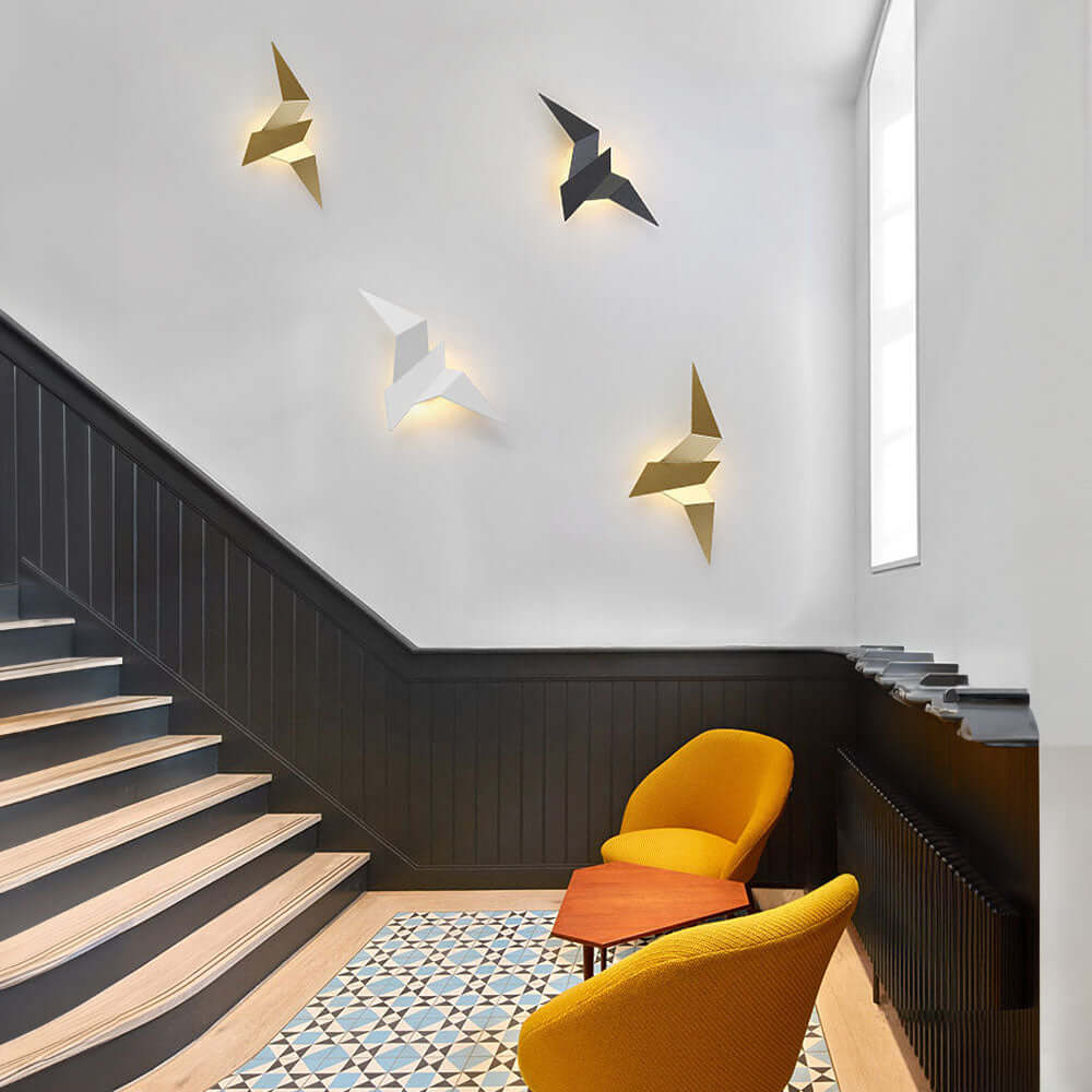 Decorative Iron Bird Wall Light