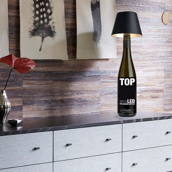 Rechargeable Wine Bottle Lamp Head
