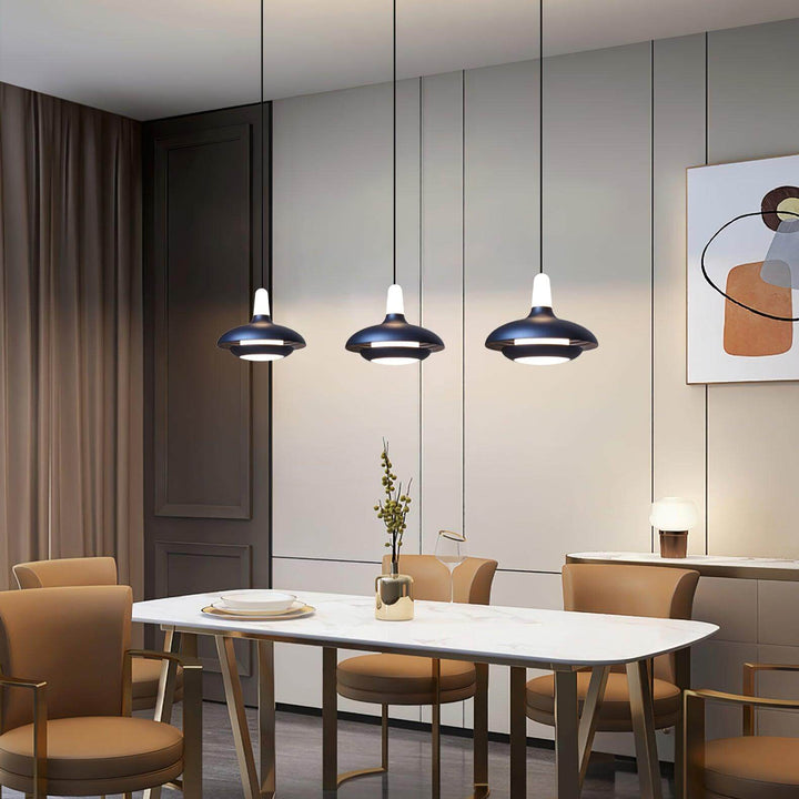 Modern LED Pendant Light, Dimmable, 18cm Diameter