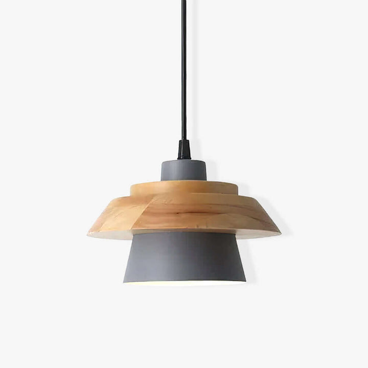 Natural Stone & Wood Pendant Lamp
