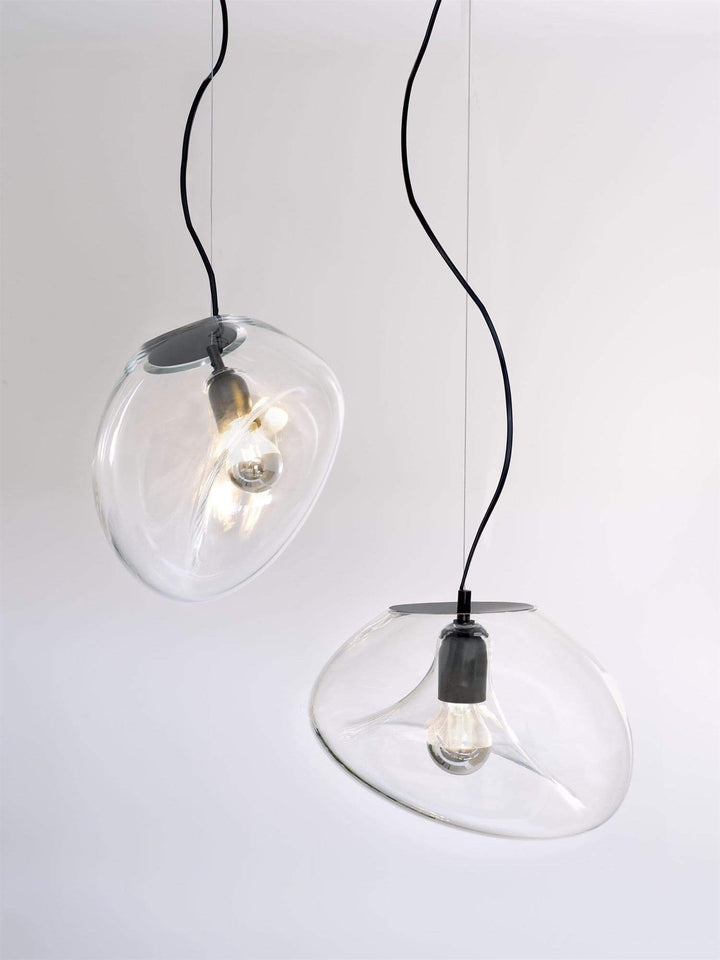Modern Glass Pendant Lamp, Water Drop Design