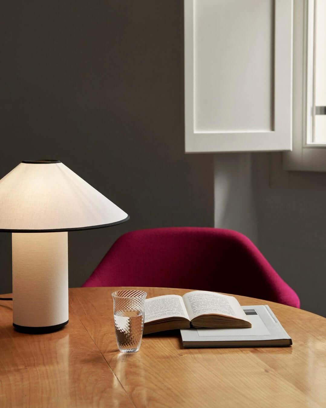 Elegant Metal & Fabric Table Lamp 32cm