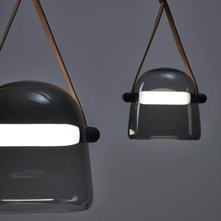Modern Pendant Lamp with Metal Accents